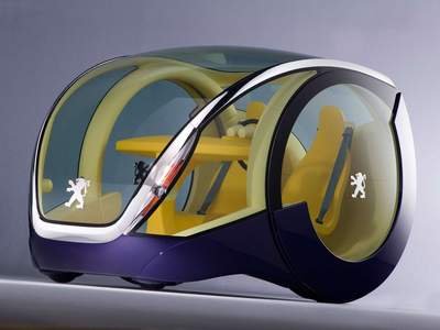 Peugeot Moovie Concept Car Poster Print on 10 mil Archival Satin Paper 16" x 12"