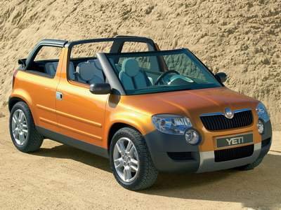 Skoda Yeti Concept Car Poster Print on 10 mil Archival Satin Paper 16" x 12"