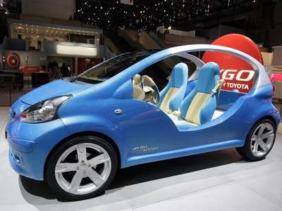 Toyota Aygo Sport Concept Car Poster Print on 10 mil Archival Satin Paper 16" X 12"