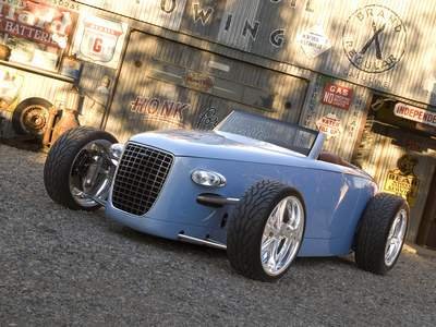 Volvo Caresto V8 Speedster Car Poster Print on 10 mil Archival Satin Paper 16" x 12"