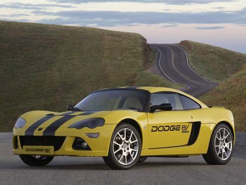 Dodge EV Concept Car Poster Print on 10 mil Archival Satin Paper 16" x 12"