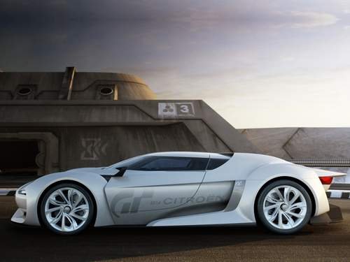 Citroen GT Concept Car Poster Print on 10 mil Archival Satin Paper 16" x 12"