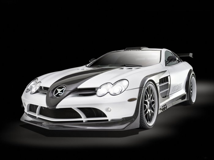 Hamann Mercedes-Benz SLR Volcano Car Poster Print on 10 mil Archival Satin Paper 16" x 12"
