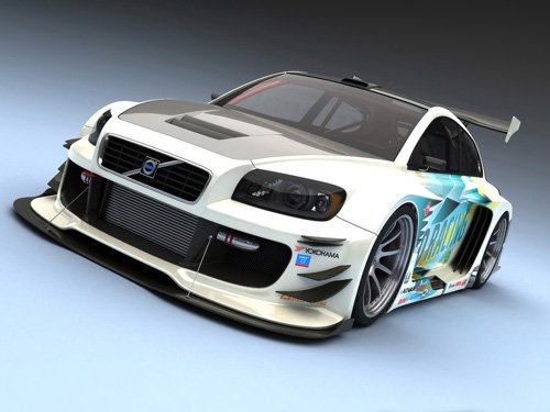 Volvo C30 Racer from Vizualtech Design Car Poster Print on 10 mil Archival Satin Paper 16" x 12"