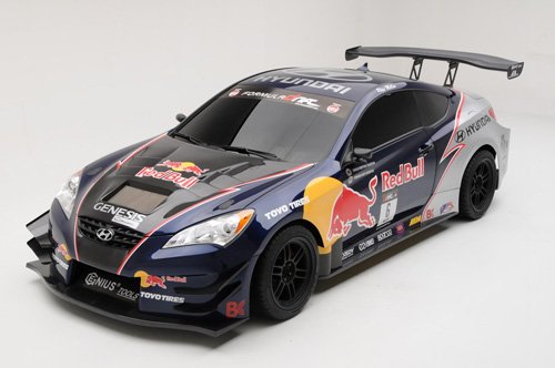 Hyundai Genesis RHYS Millen Drift Coupe Car Poster Print on 10 mil Archival Satin Paper 16" x 12"