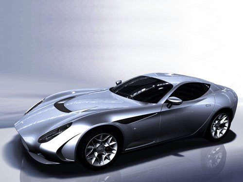 Zagato Perana Z-One Car Poster Print on 10 mil Archival Satin Paper 16" x 12"