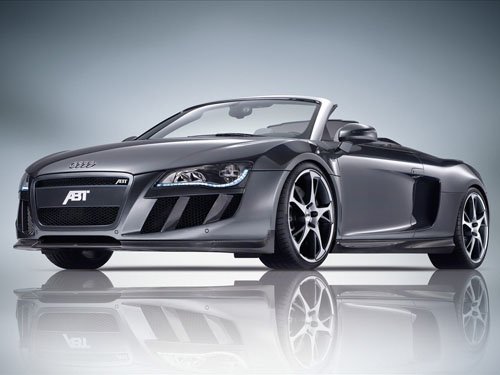 ABT Audi R8 Spyder Car Poster Print on 10 mil Archival Satin Paper 16" x 12"