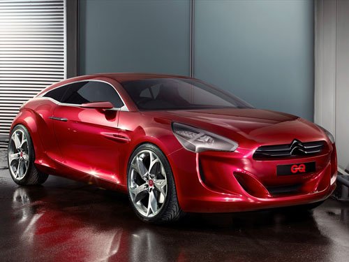 Citroen GQ Concept Car Archival Canvas Print (Rolled) 16" x 12"