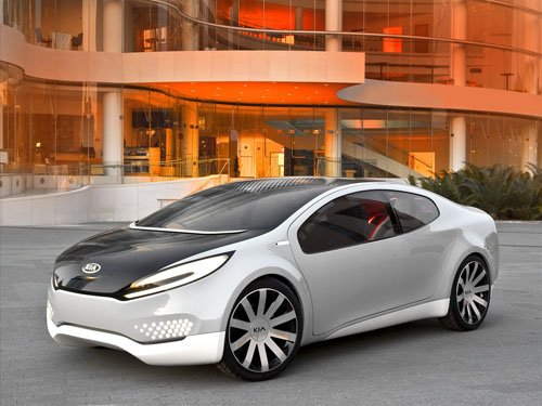 Kia Ray Concept Car Archival Canvas Print (Rolled) 16" x 12"