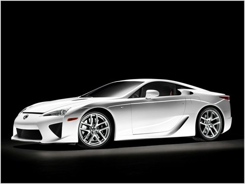 Lexus LFA (2011) Car Archival Canvas Print (Rolled) 16" x 12"