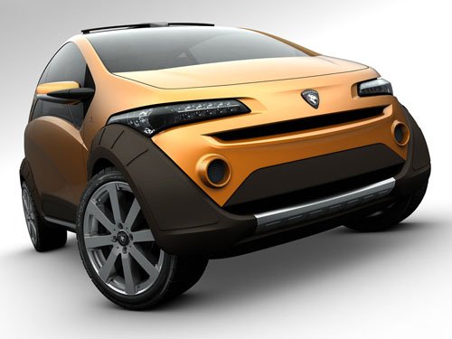 Italdesign Emas Country (2010) Concept Car Archival Canvas Print (Rolled) 16" x 12"