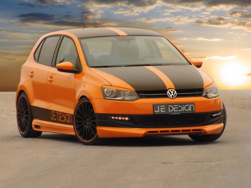 Volkswagen Polo 2010 Car Archival Canvas Print 16" x 12"