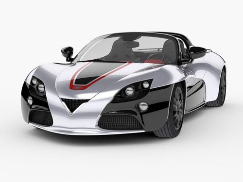 Venturi Fetish 2010 Car Poster Print on 10 mil Archival Satin Paper 16" x 12"