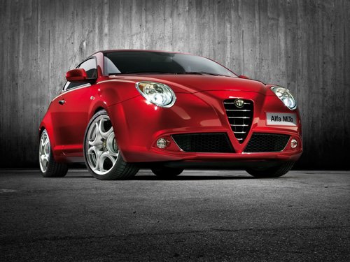 Alfa Romeo Mi.To Car Poster Print on 10 mil Archival Satin Paper 16" x 12"