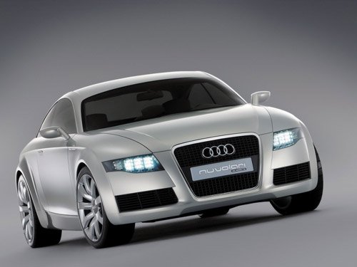 Audi Nuvolari Quattro Concept Car Poster Print on 10 mil Archival Satin Paper 16" x 12"