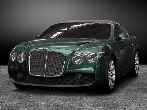 Bentley GTZ Zagato Car Poster Print on 10 mil Archival Satin Paper 16" X 12"