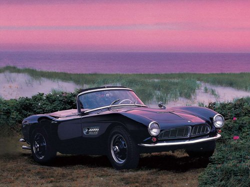 BMW 507 (1955) Car Poster Print on 10 mil Archival Satin Paper 16" x 12"