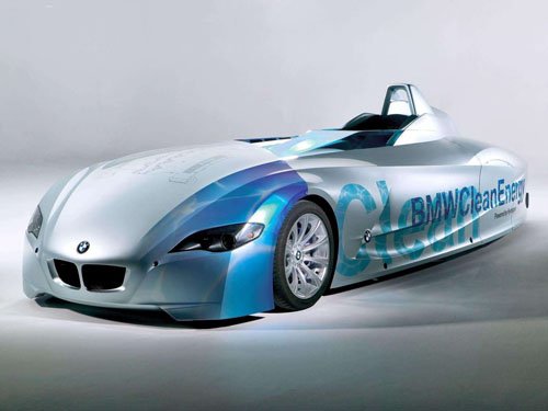 BMW H2R Hydrogen Race Car Poster Print 16" x 12"