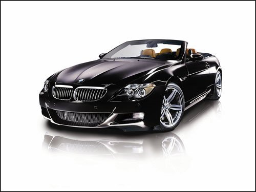 BMW M6 Convertible Neiman Marcus Car Poster Print on 10 mil Archival Satin Paper 16" x 12"