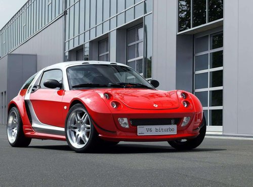 Brabus Smart Roadster Coupe V6 BiTurbo Car Poster Print 16" x 12"