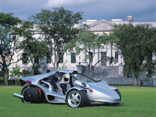 Campagna T-Rex Car Poster Print on 10 mil Archival Satin Paper 16" x 12"