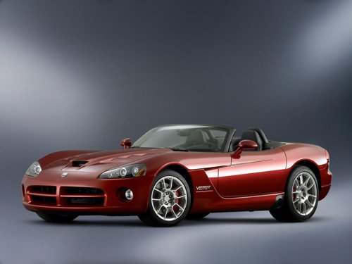 Dodge Viper SRT 10 Roadster Car Poster Print on 10 mil Archival Satin Paper 16" x 12"
