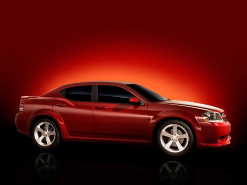 Dodge Avenger Concept Car Poster Print on 10 mil Archival Satin Paper 16" x 12"