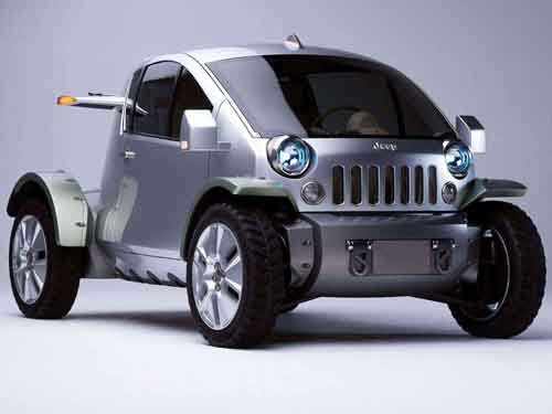 Jeep Treo Concept Car Poster Print on 10 mil Archival Satin Paper 16" x 12"