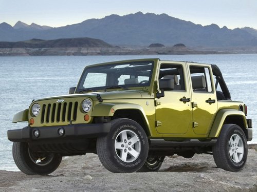 Jeep Wrangler Unlimited Car Poster Print on 10 mil Archival Satin Paper 16" x 12"