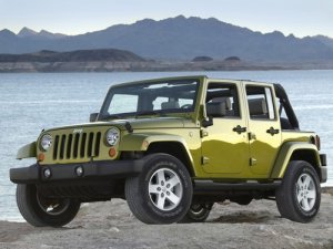 Jeep Wrangler Unlimited Car Poster Print on 10 mil Archival Satin Paper 20" x 15"