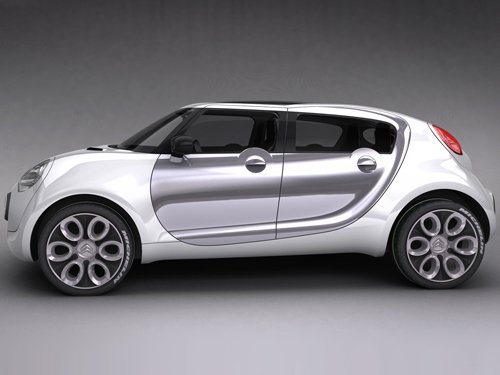Citroen C-Cactus Car Poster Print on 10 mil Archival Satin Paper 16" x 12"