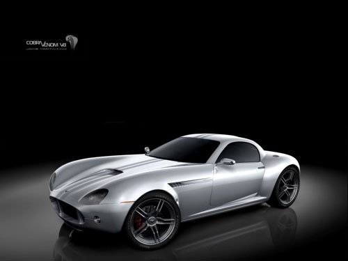 Cobra Venom V8 Concept Car Poster Print on 10 mil Archival Satin Paper 16" x 12"