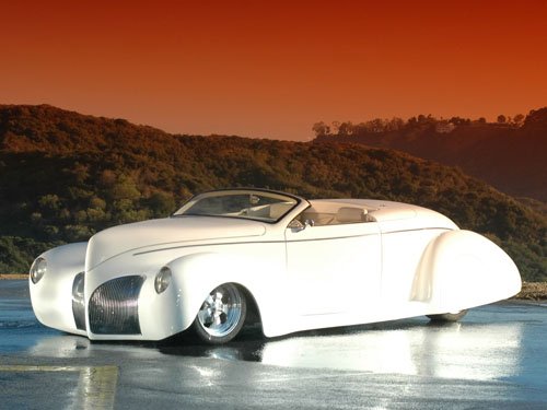 Deco Rides Zephyr Car Poster Print on 10 mil Archival Satin Paper 16" x 12"