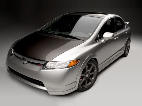 Honda Civic Si Car Poster Print on 10 mil Archival Satin Paper 16" x 12"