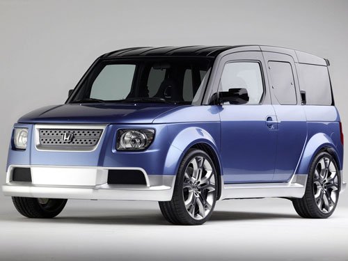 Honda Element Car Poster Print on 10 mil Archival Satin Paper 16" x 12"