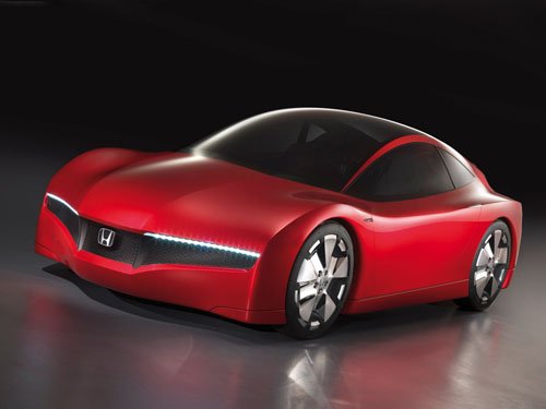Honda Small Hybrid Sports Concept Car Poster Print on 10 mil Archival Satin Paper 16" x 12"