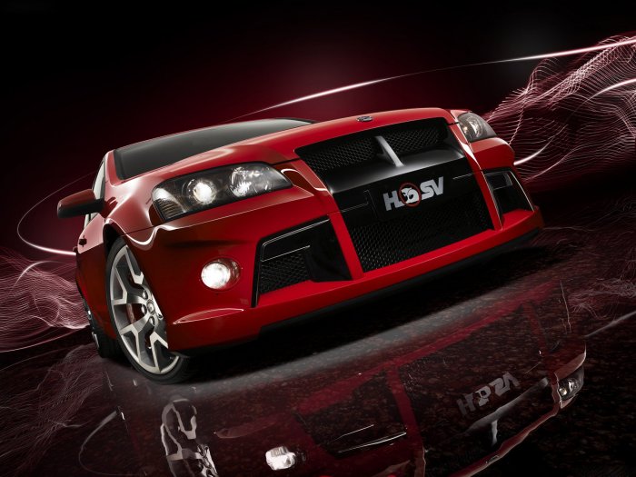HSV W427 Car Poster Print on 10 mil Archival Satin Paper 16" x 12"