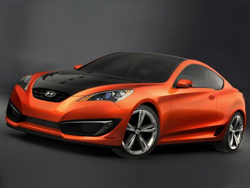 Hyundai Genisis Coupe Concept Car Poster Print on 10 mil Archival Satin Paper 16" x 12"