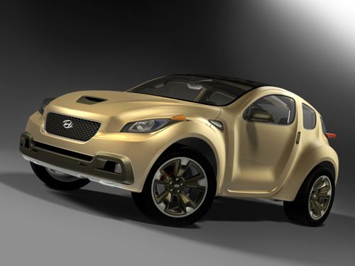 Hyundai HCD-10 Hellion Concept Car Poster Print on 10 mil Archival Satin Paper 16" x 12"