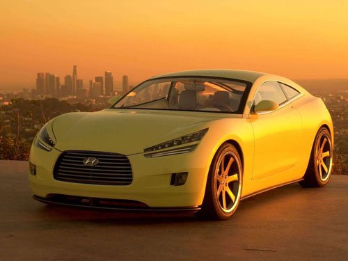 Hyundai HCD-8 Concept Car Poster Print on 10 mil Archival Satin Paper 16" x 12"
