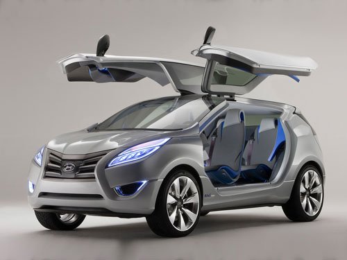 Hyundai Nuvis Concept Car Poster Print on 10 mil Archival Satin Paper 16" x 12"