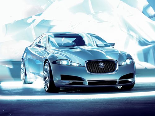 Jaguar C-XF Concept Car Poster Print on 10 mil Archival Satin Paper 16" x 12"