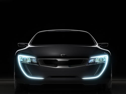 Kia Sports Coupe Car Poster Print on 10 mil Archival Satin Paper 16" x 12"