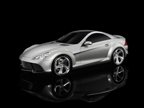 Kleeman GTK Concept Car Poster Print on 10 mil Archival Satin Paper 16" x 12"