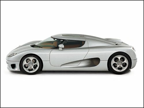 Koenigsegg CC Car Poster Print on 10 mil Archival Satin Paper 16" x 12"