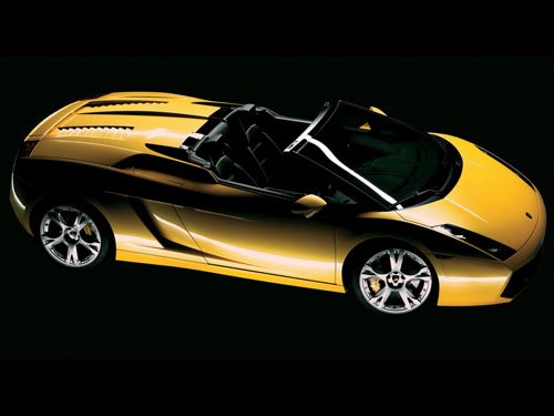 Lamborghini Gallardo Spyder Car Poster Print on 10 mil Archival Satin Paper 16" x 12"