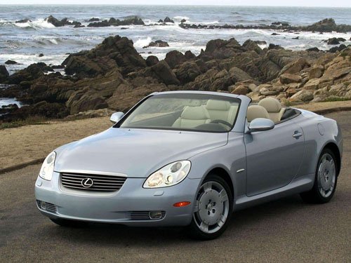 Lexus SC430 Convertible Pebble Beach Car Poster Print on 10 mil Archival Satin Paper 16" x 12"
