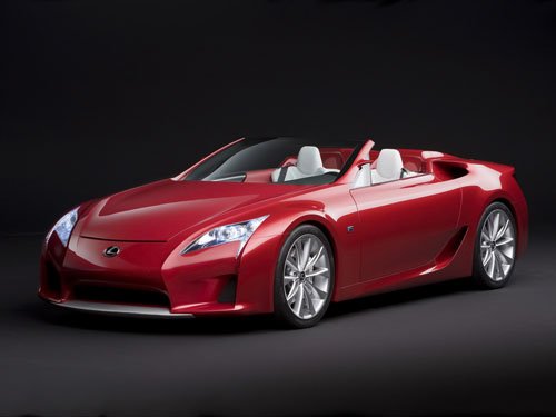 Lexus LF-A Roadster Concept Car Poster Print on 10 mil Archival Satin Paper 16" x 12"