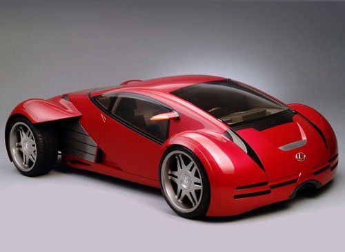 Lexus Minority Report Sports Car Poster Print on 10 mil Archival Satin Paper 16" x 12"