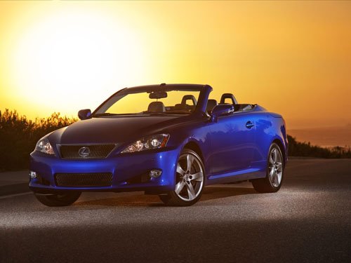 Lexus IS Convertible Car Poster Print on 10 mil Archival Satin Paper 16" x 12"